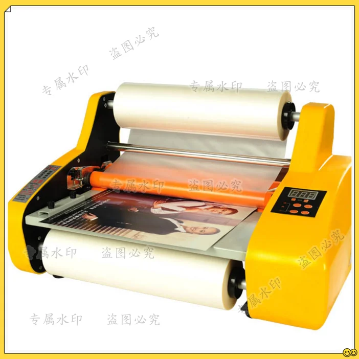 FM3510 small desktop laminating machine accessories motor rubber roller main board lamp resistance thermostat