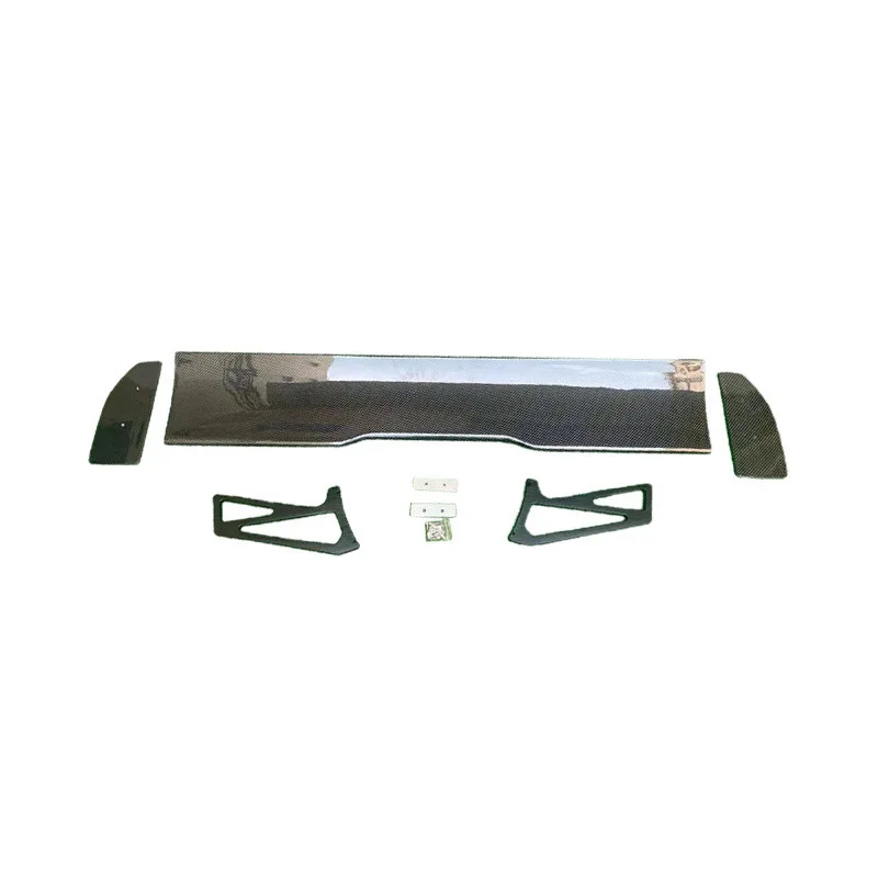

Universal PK Style Carbon Fiber Rear Spoiler, 3-Box Sedan Tail Wing, Aerodynamic Wing