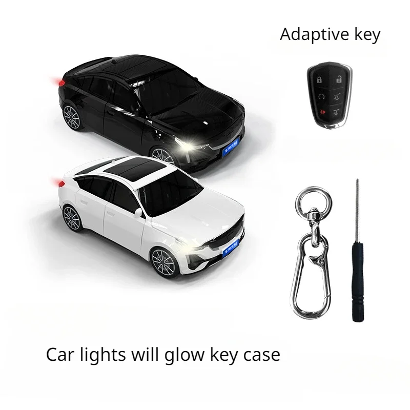 For Cadillac CT5 Key Cover Car Model Case Remote Control Protective Cover Key Fob Accessory Surprise Gift Car Decoration