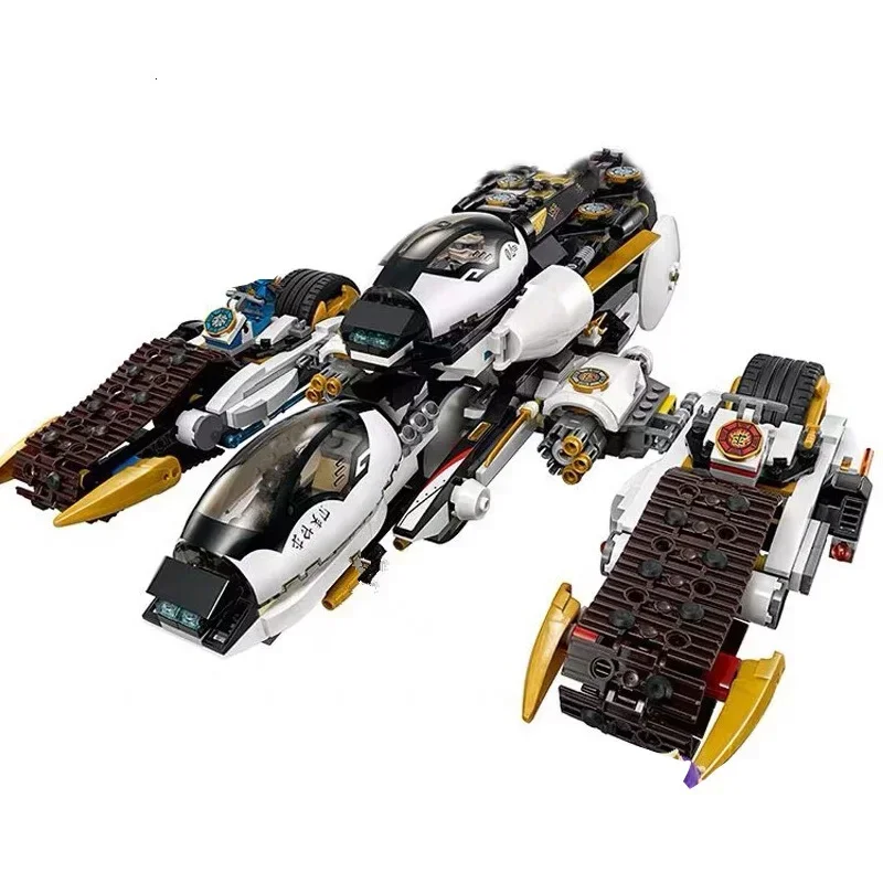 Raider Ninjago Blocos de Construção Figuras para Crianças, Tijolos Ultra Stealth, Compatível com 70595, Presentes de Natal, 1146 peças