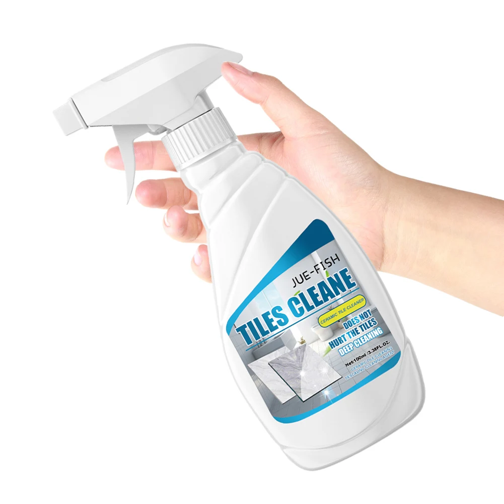 100ml Tile Grout Cleaner Sprayer Tile & Grout Cleaner Grout Cleaning Sprayer Tile Cleaner Liquid for Bathroom Kitchen