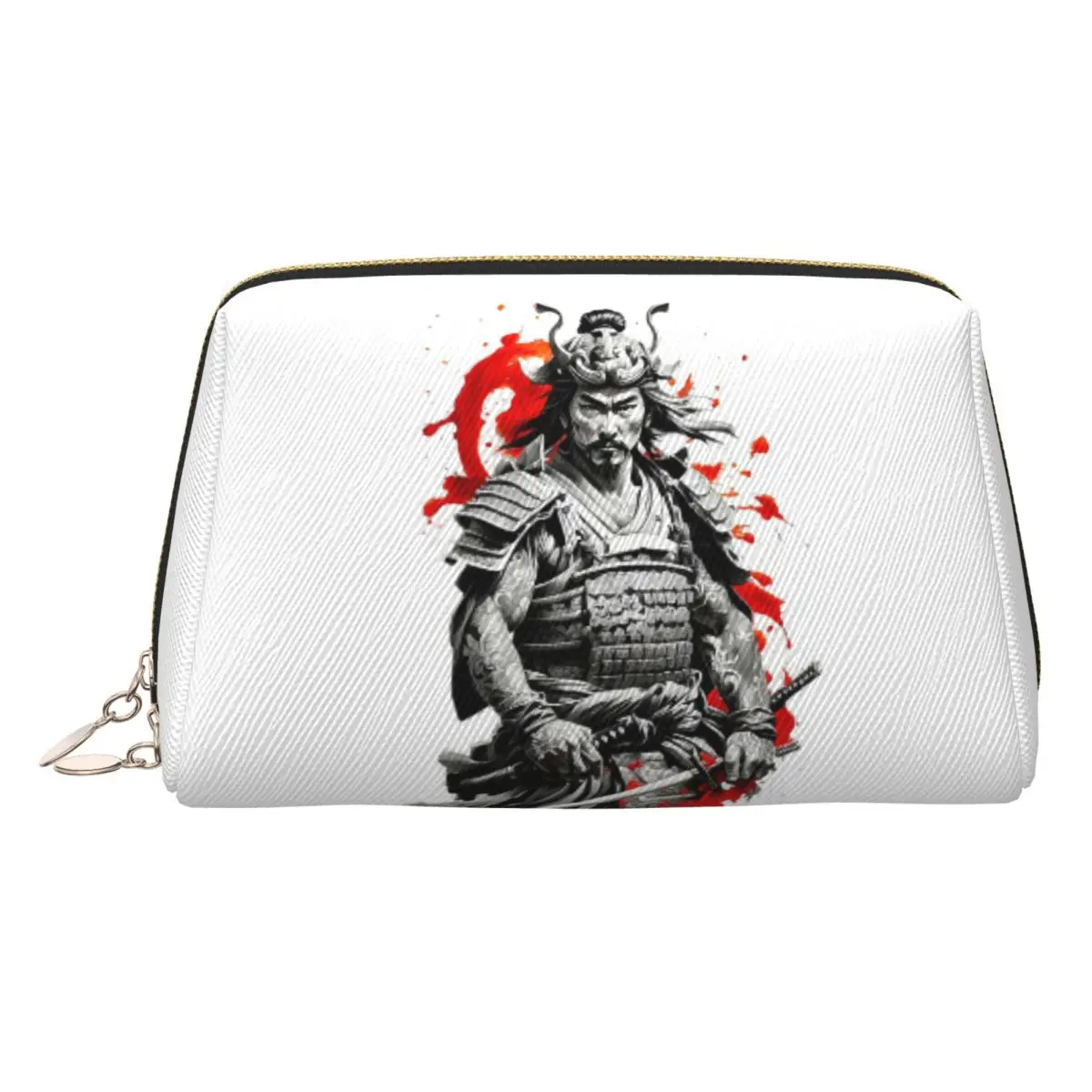 

Японский самурайский воин, женские косметички, дорожный органайзер для макияжа, сумка для хранения туалетных принадлежностей, Dopp Kit Box