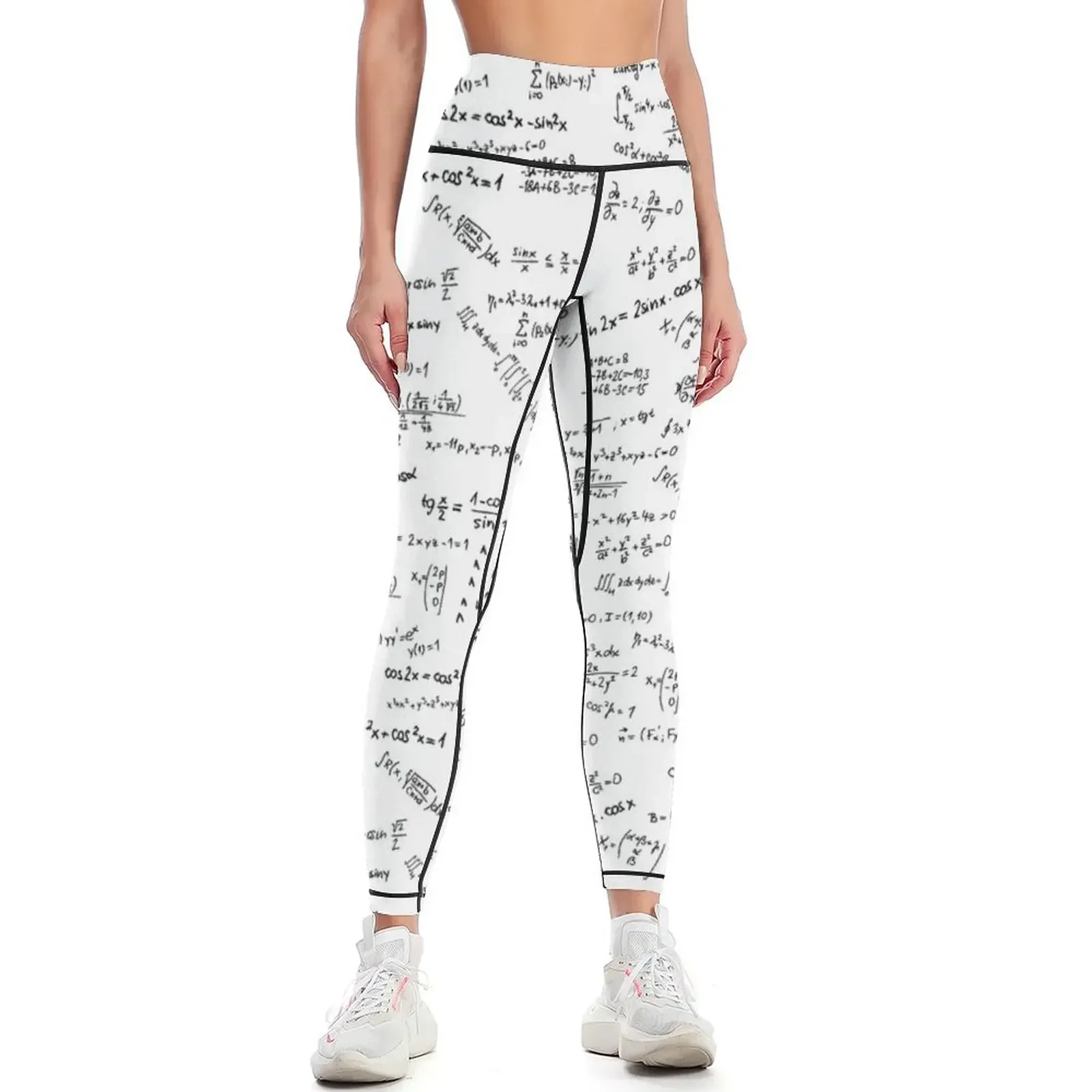 

Math Formulas And Numbers Leggings Leginsy push up harem pants sport pants sporty woman push up Womens Leggings