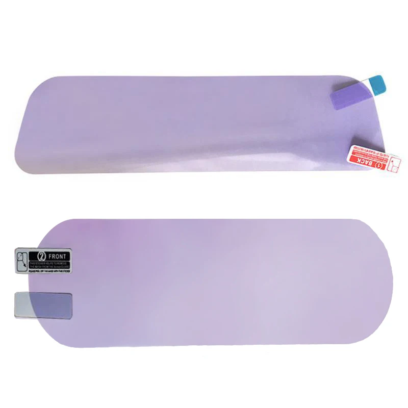 ملصق مرآة الرؤية الخلفية الداخلية للسيارة ، مانع للوهج ، غشاء مضاد للضباب ، حماية وهج ليلي للخلف ، إكسسوارات سيارات مقاومة للماء ، 1: