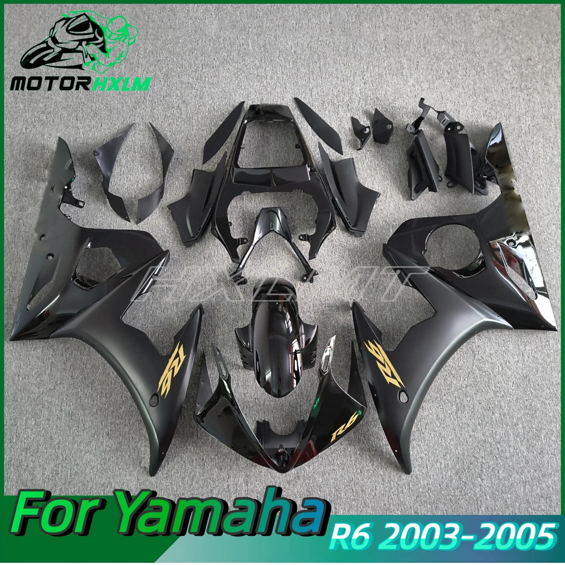 

Высококачественный комплект обтекателей ABS для YAMAHA R6 2003-2005, матовый черный. Подходит для обтекателей YZF R6 03-04-05.