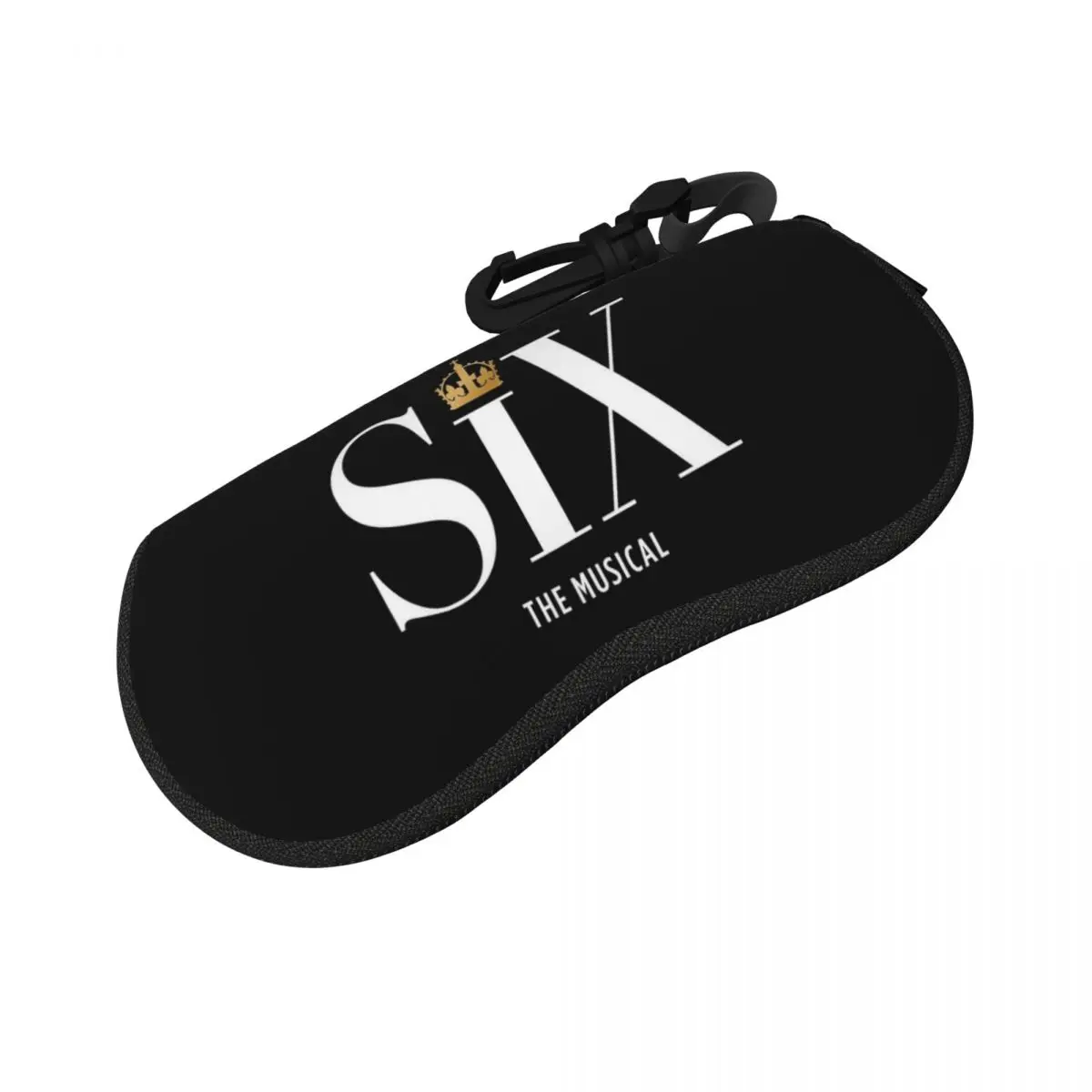 シックス・ザ・ミュージカル シェルメガネケース 保護サングラスボックス 女性 男性 ソフト眼鏡バッグポーチ