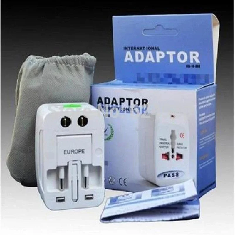 Multifunction Travel Plug Adapter All In One Converter Charger Worldwide Universal US UK AU EU Electrical USB Power Plug Adapter