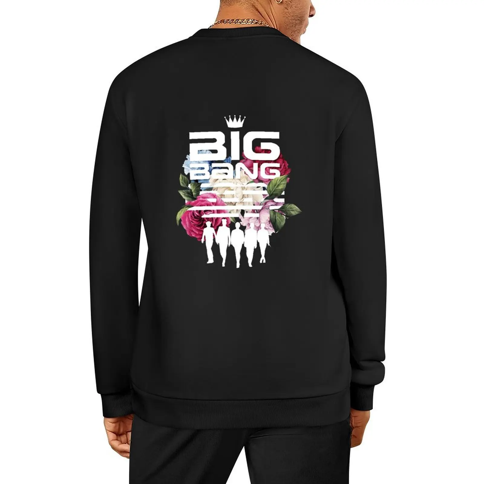 

BIG BANG Flower Road Pullover tracksuit men's clothes japanese style men clothes men sweatshirt