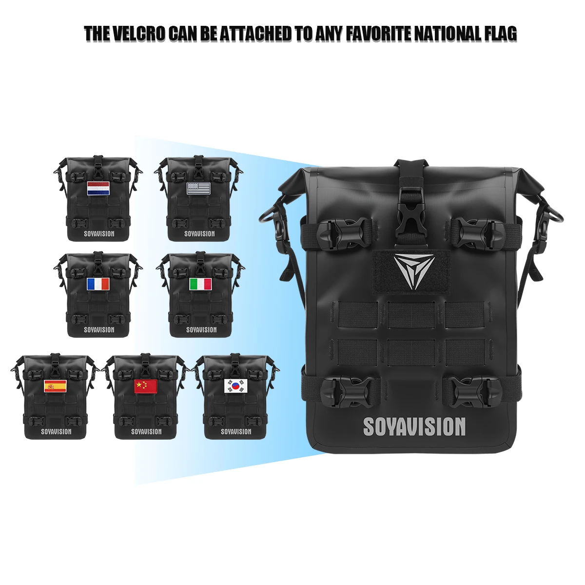 

Универсальная светоотражающая сумка-чехол для мотоцикла на защитную дугу, багажник на спинку сиденья, боковая сумка для инструментов