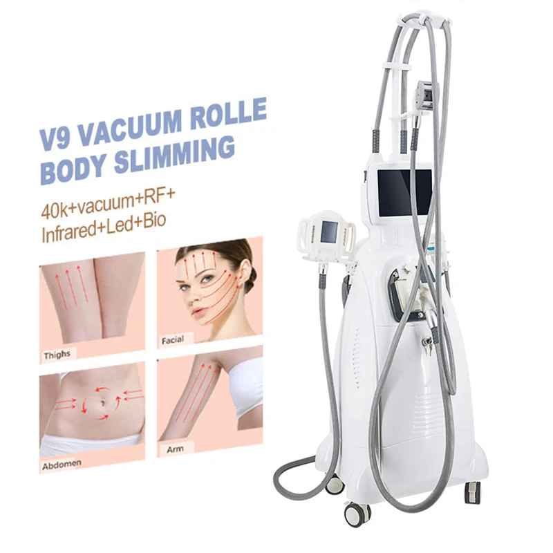 Professionele vacuüm V10 V9 Vela Cavitatie Machine Afslankmachine Vacuüm Roller Vela Body Slim Shape Machine