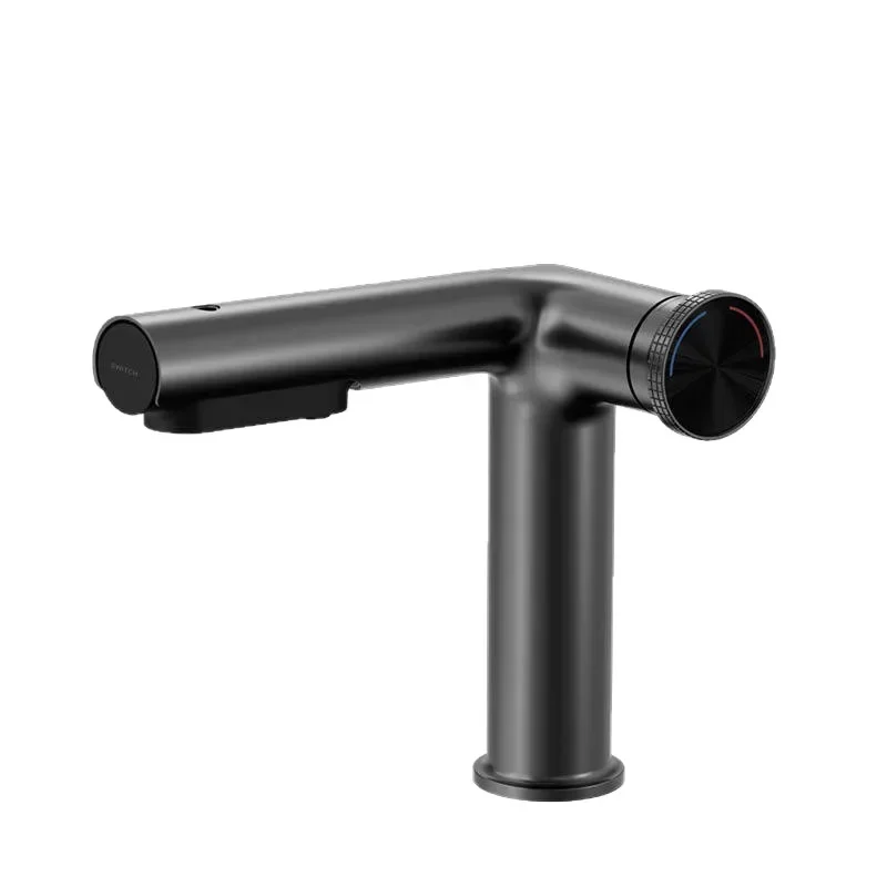 

Mouthwash basin Hot and cold basin faucet, pouring out water Digital display Bathroom Hand washing Household splash proof