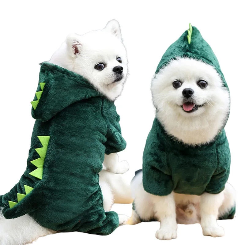 

Warm Dinosaurs Pet Puppy Clothes Luxury Pullover Dog Hoodie Clothing Pet Clothes