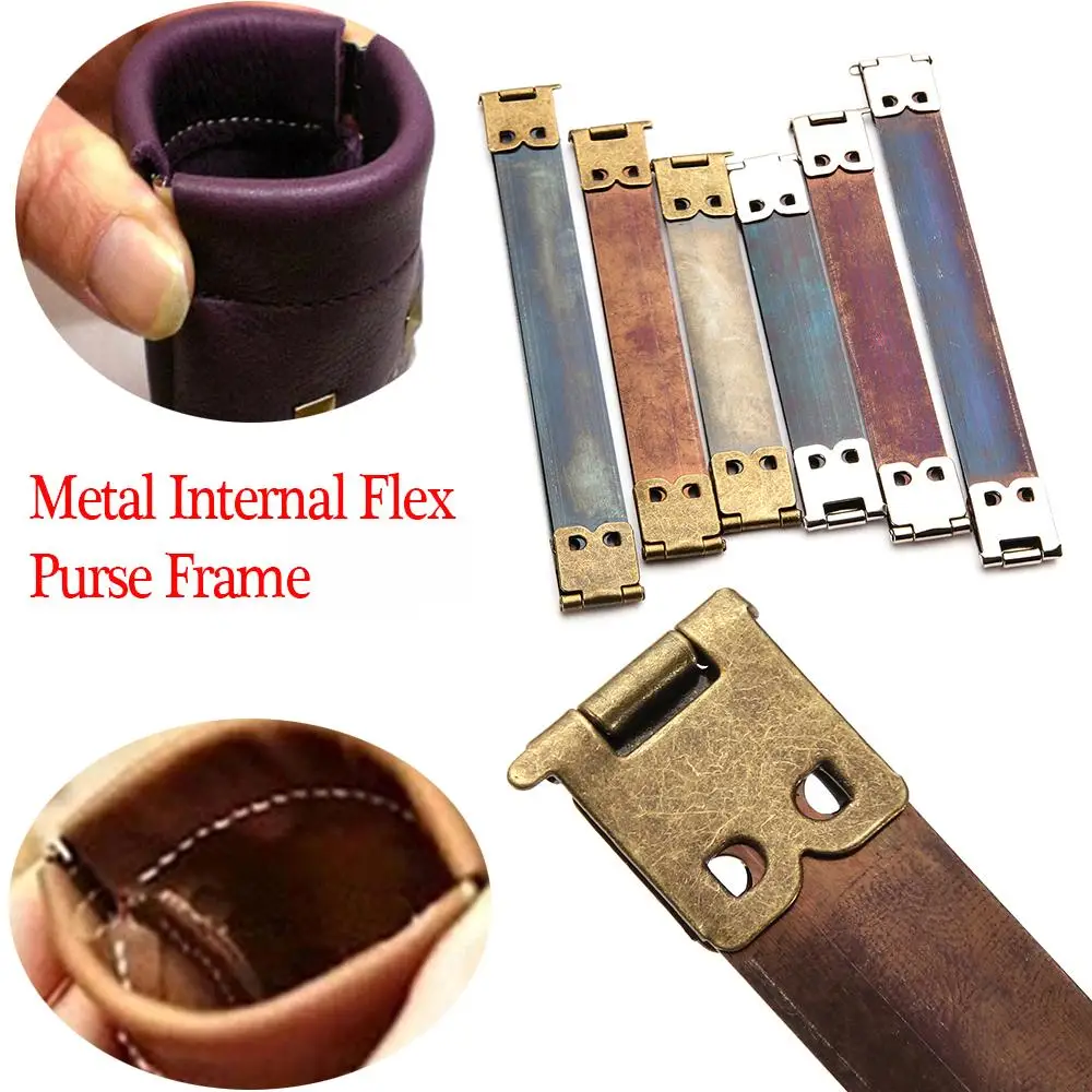 

10PCS Metal Internal Flex Purse Frame Lot Kiss Clasp Snap DIY Bag Accessories 8/10/12cm