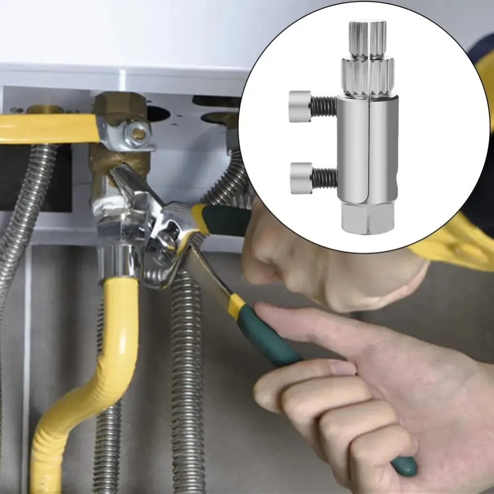 

Pipe Head Screw Extraction Tool Angle Valve Broken Wire Extractor Pipe Repair Portable Thread Removal Tool Bolt Removal