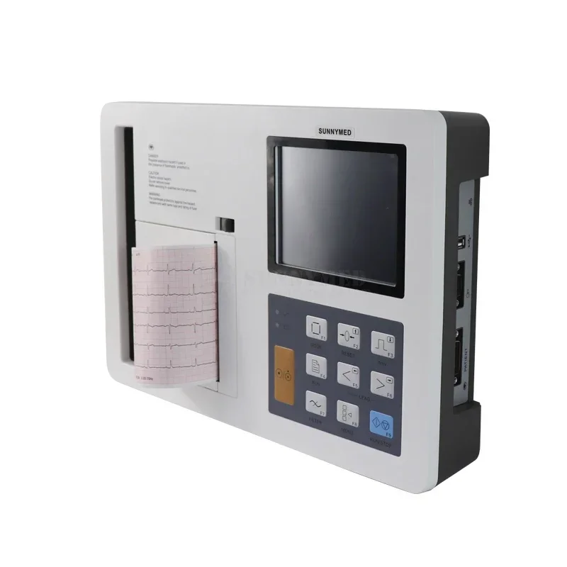 SY-W052 High quality clinic device Digital Electrocardiograph cats dog use ECG machine with touch screen