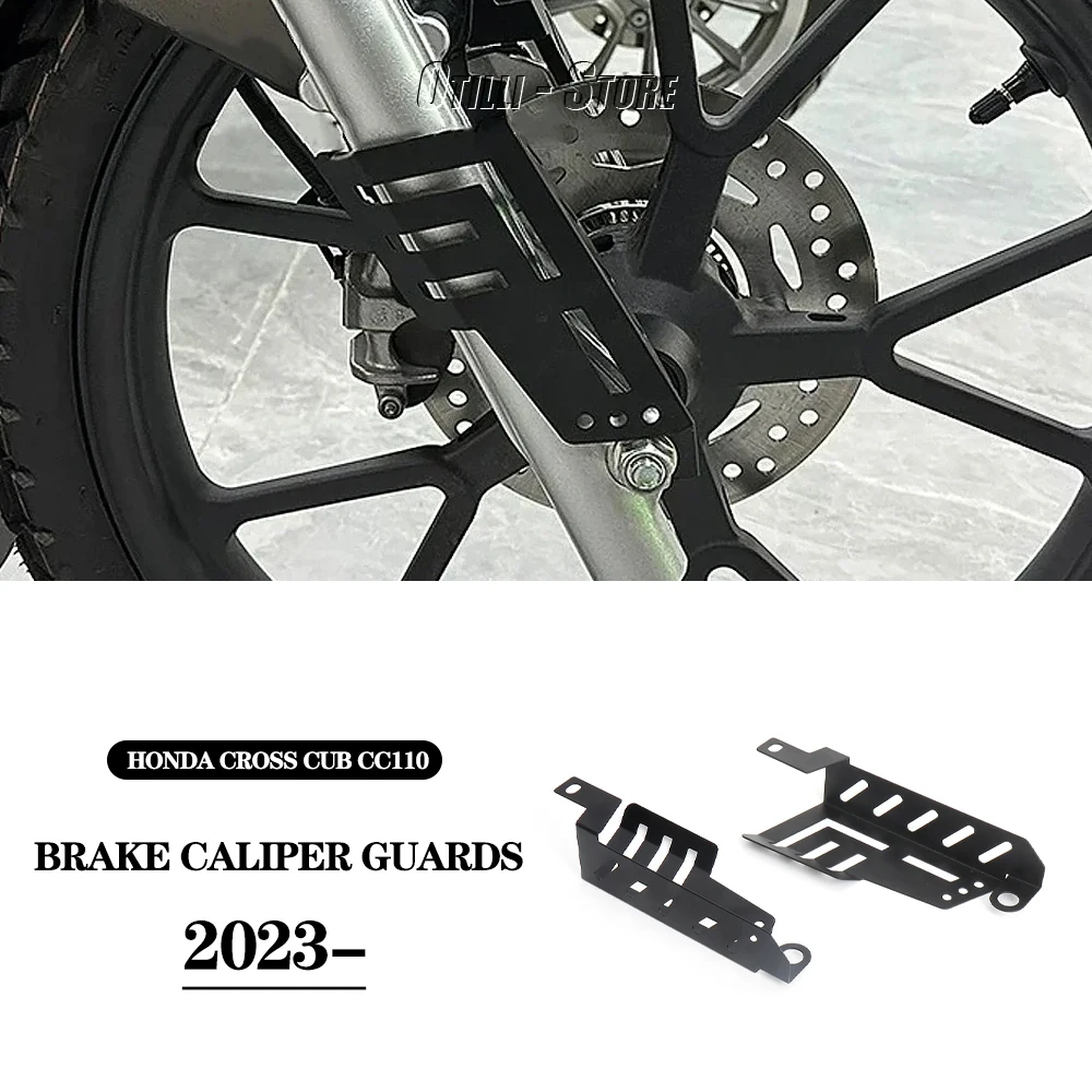 

Новая защита передней вилки для Honda Cub CC110 2023 2024, аксессуары для мотоциклов, амортизирующая защита, защита тормозного суппорта