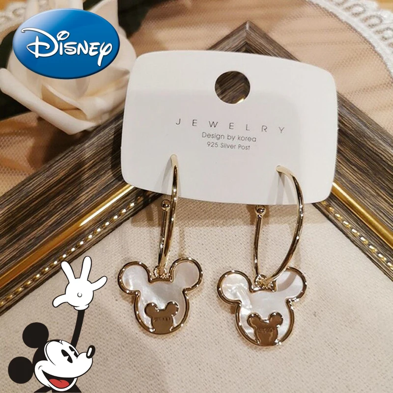 Disney Mickey Mouse Stud Earring Cartoon Anime Mini Piercing Earring Women Wedding Pendant Earrings Fashion Body Jewelry Gifts