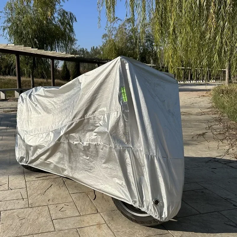

Universal Motorcycle Cover Sunproof Dustproof Waterproof Bike Scooter Electrombile UV Protection Reflective Stripes