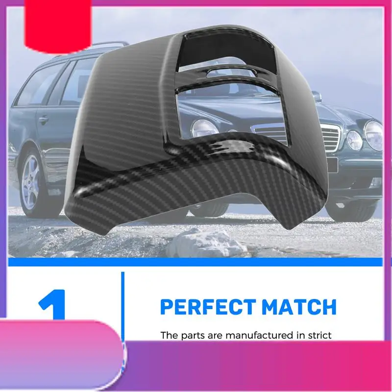

ABS Carbon Fiber Rear Air Condition Outlet Vent Cover Trim Sticker Accessories For Mercedes Benz W212 E-Class 2012-2015-Y79A