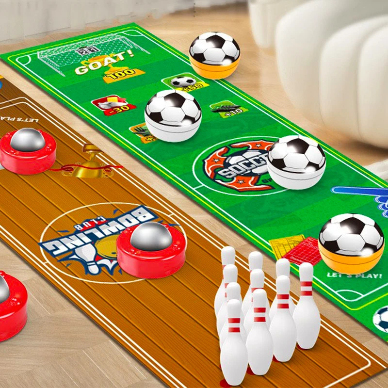 

Mini Desktop Bowling Toy Set and Fun Football-Inspired Parent-Child Toy Sports Unforgettable Leisurely Entertainment Toy Gifts
