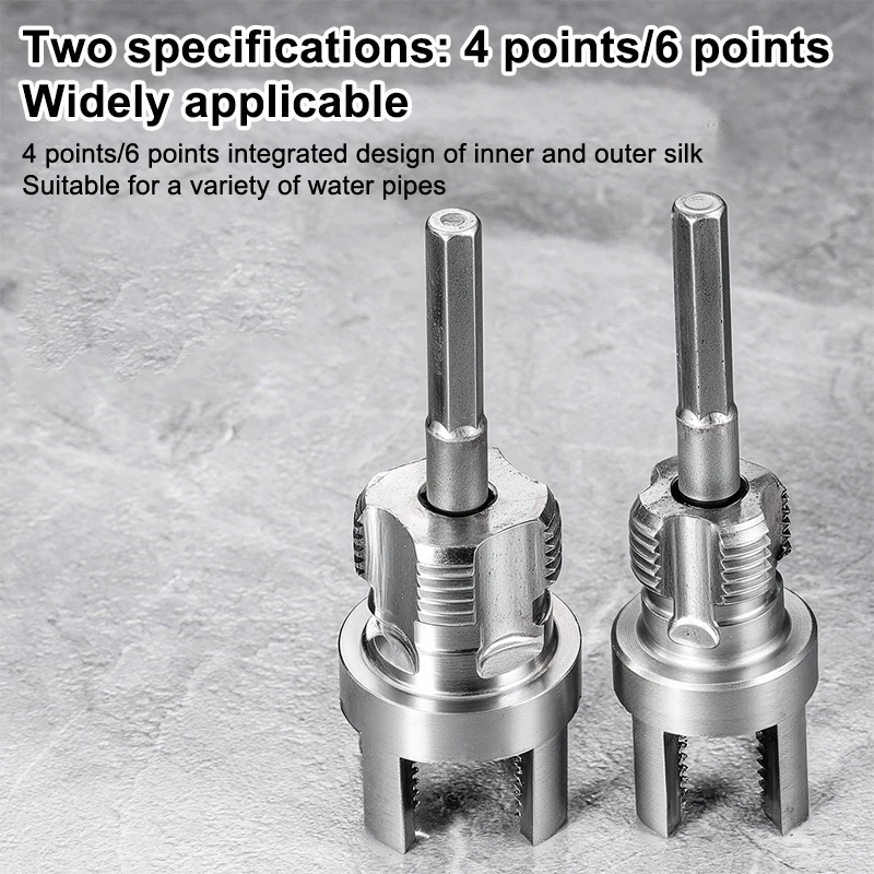 Versatile 4/6 Split Pipe Threading Tool, Ideal for PPR, PPE & PVC Plastic Pipes