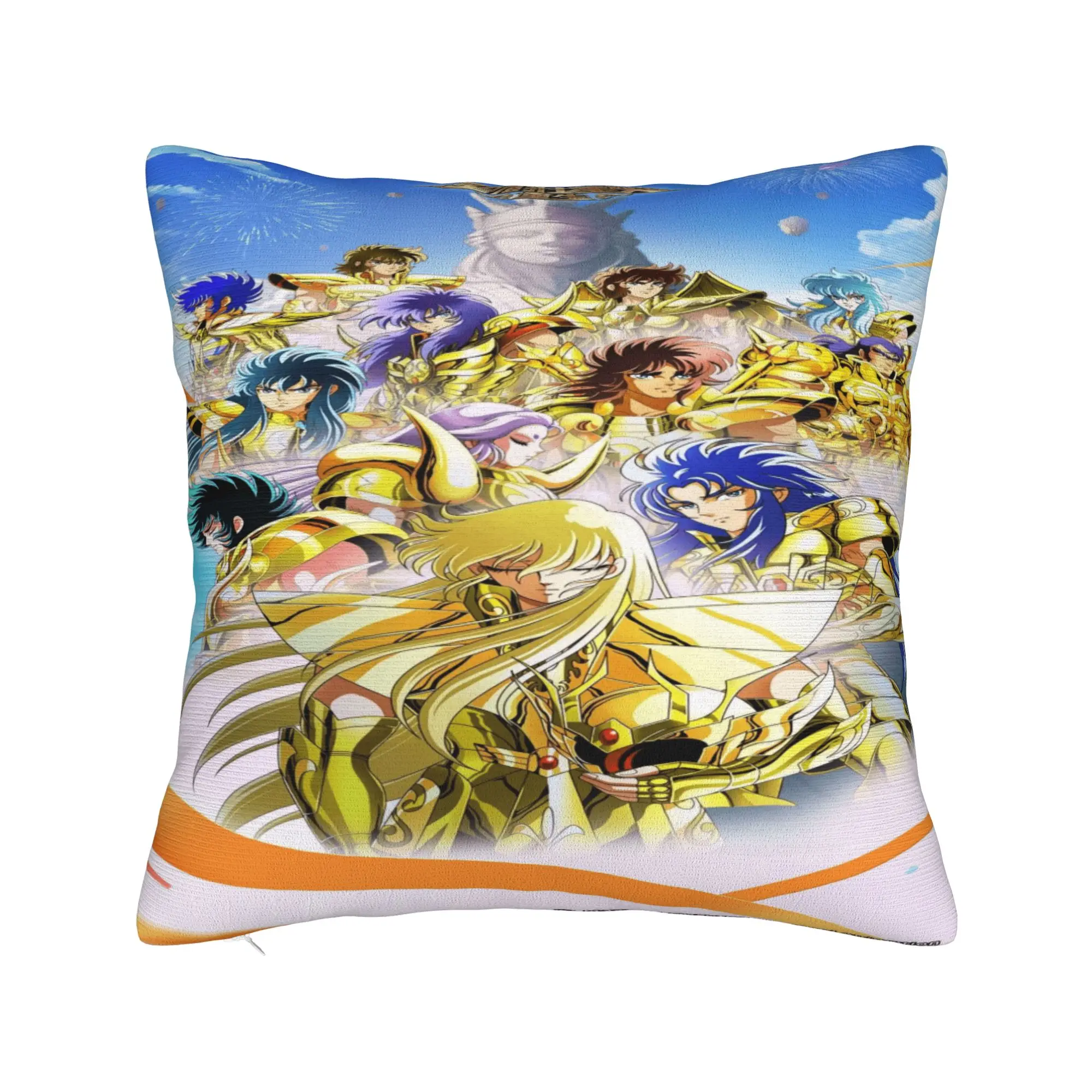 The Knights Pillow Case Saint Seiya Design Pillow Cover Kawaii Cushion Cover For Wedding Party Home Decor