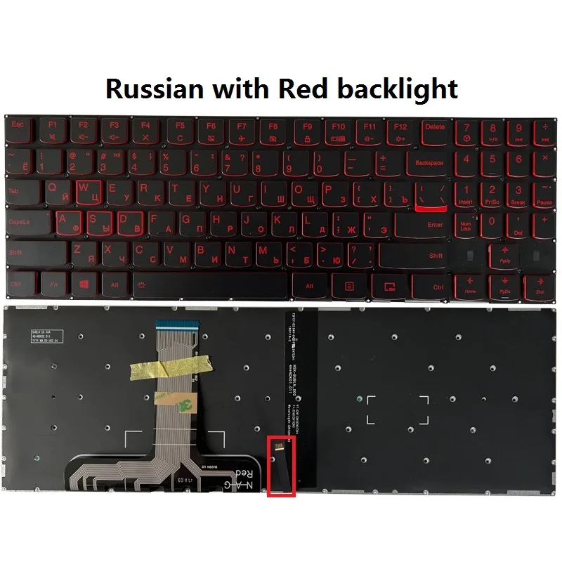 Russian/US/UK/Spanish/Latin/german laptop keyboard For lenovo Legion Y540-15IRH Y540-17IRH Y545-PG0 Y530-15ICH Y7000P-1060