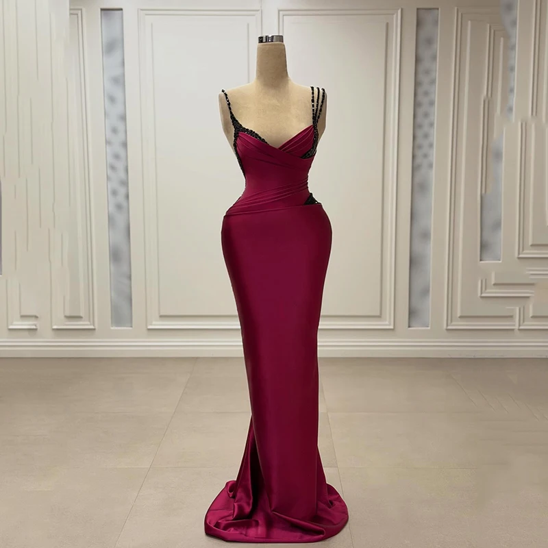 

Thinyfull Women Mermaid Prom Evening Dresses Saudi Arabia Sweetheart Beadings Party Dress Night Cocktail Prom Gowns Customized