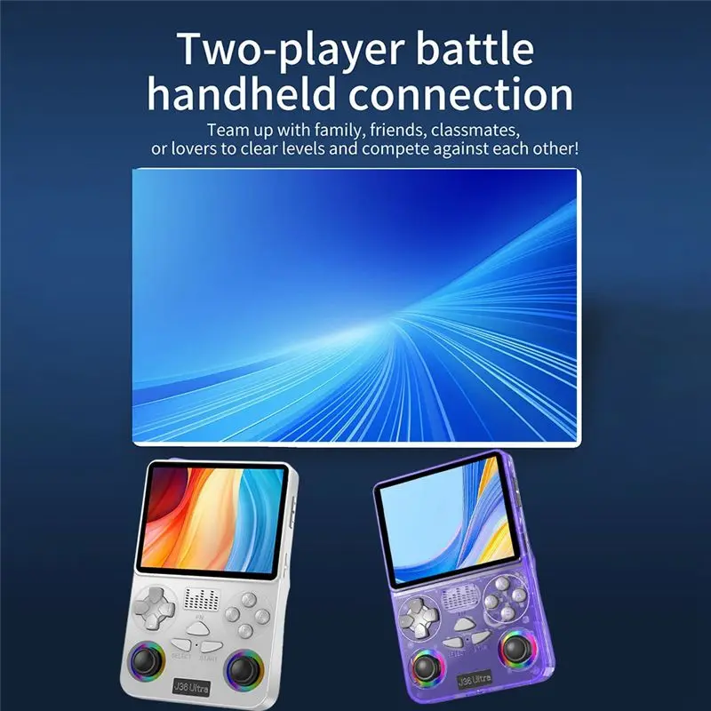 A42T-J36 Ultra Retro Handheld Game Console 64G 20000 Games 3.5 Inch Video Portable Game Player Supports 20+ Simulator A