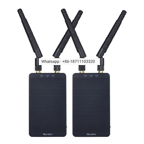 

AU/US/EU/UK Plug 400m Transmission Distance Wireless Audio Video Transmitter Receiver Extender for Measy T1 4K