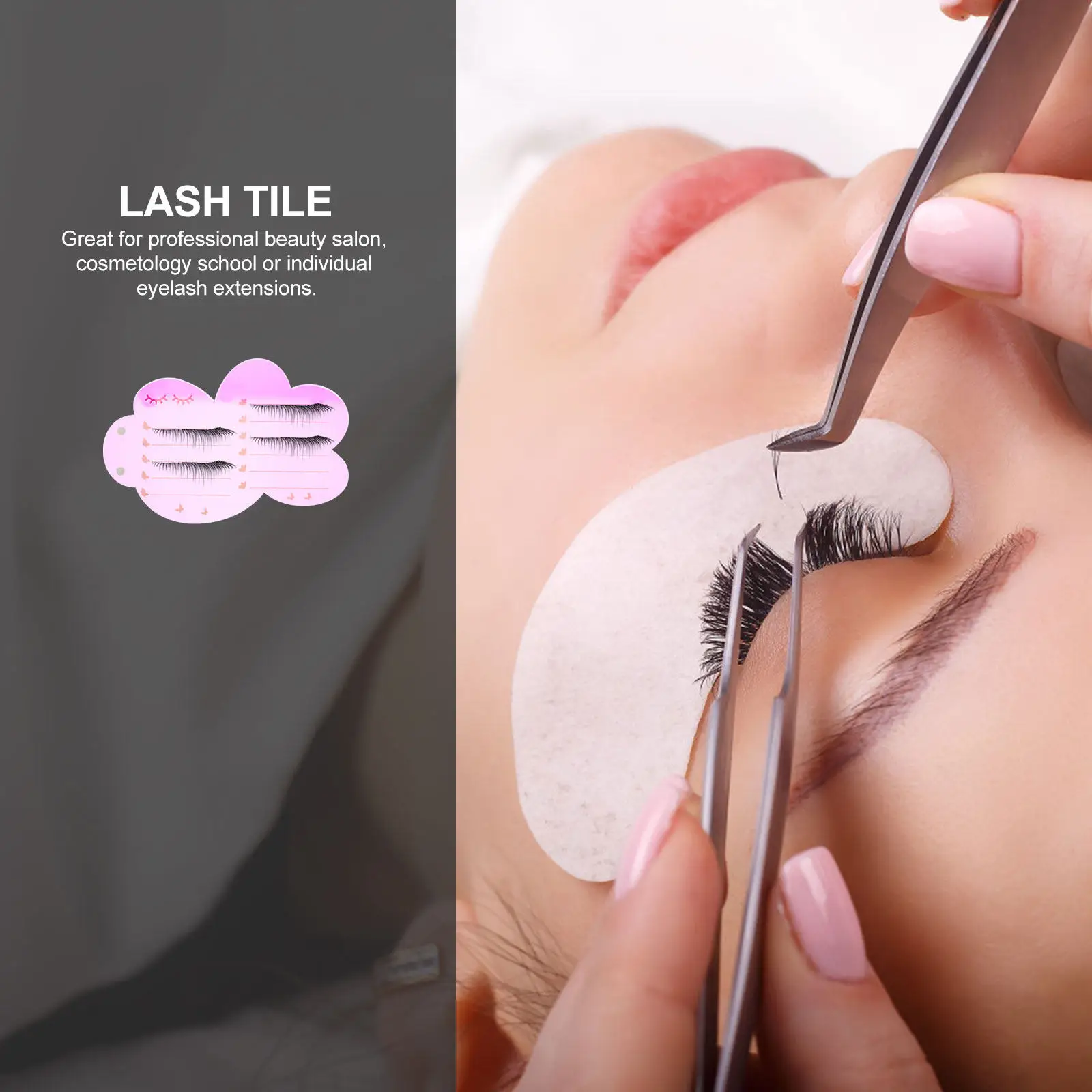 

Магнитный акриловый лоток для ресниц с прозрачной шкалой размеров, органайзер для хранения и демонстрации, для мастеров и начинающих.