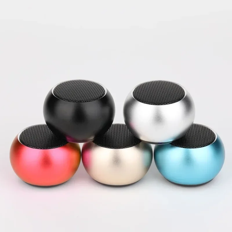 Pluggable Card Bluetooth Speaker Portable Small Steel Cannon Metal Subwoofer Outdoor Mini Bluetooth Speaker