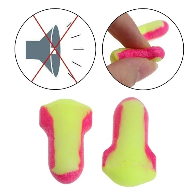 New 8 Pairs Disposable Soft Foam Earplugs Snore-Proof Sleep Ear Protector No Cords SEL Ear Plug Noise Concerts 2023