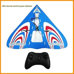 Model Airplane Fixed Wing Magic Board Mini Remote Control Paper Airplane Triangular Wing Electric Aircraft 35cm Wingspan