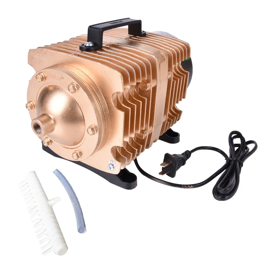 

ACO-009E 145L /min 0.040Mpa 160W bubble Aquarium Koi fish tank oxygen Hailea Electromagnetic air compressor air pump AC 220 V