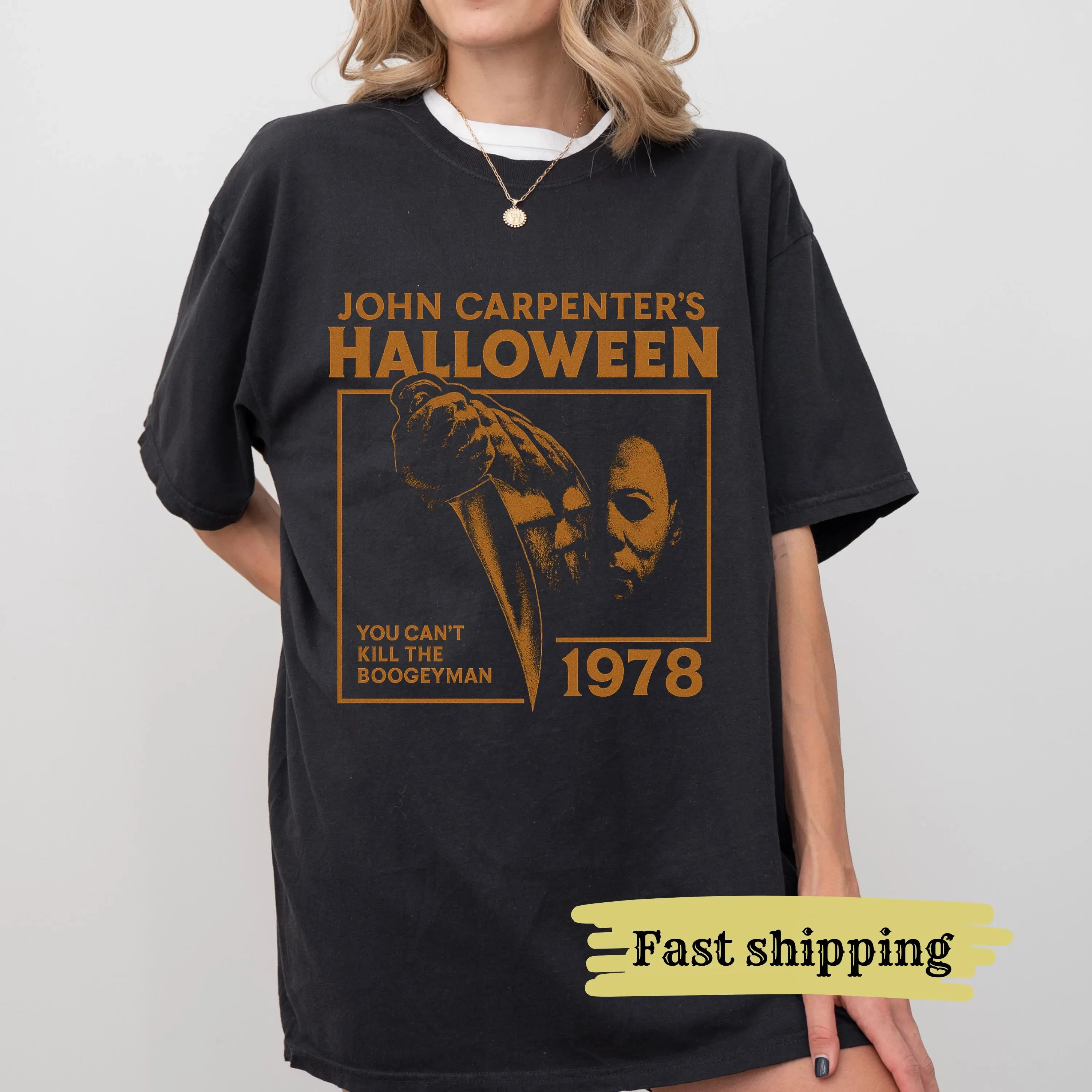 Halloween 1978 Michael Myers Shirt Horrorfilm Komfortfarben Shirt John Carpenter Shirt Horror Slasher Movie Franchise Shirt