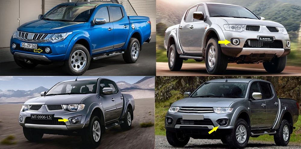 Upgrade 30W Led Fog Lights Lens For Mitsubishi Triton L200 Pajero Sport '10-'15 Car Angel Eyes DRL Ring PTF Daytime Running Lamp detail image 1