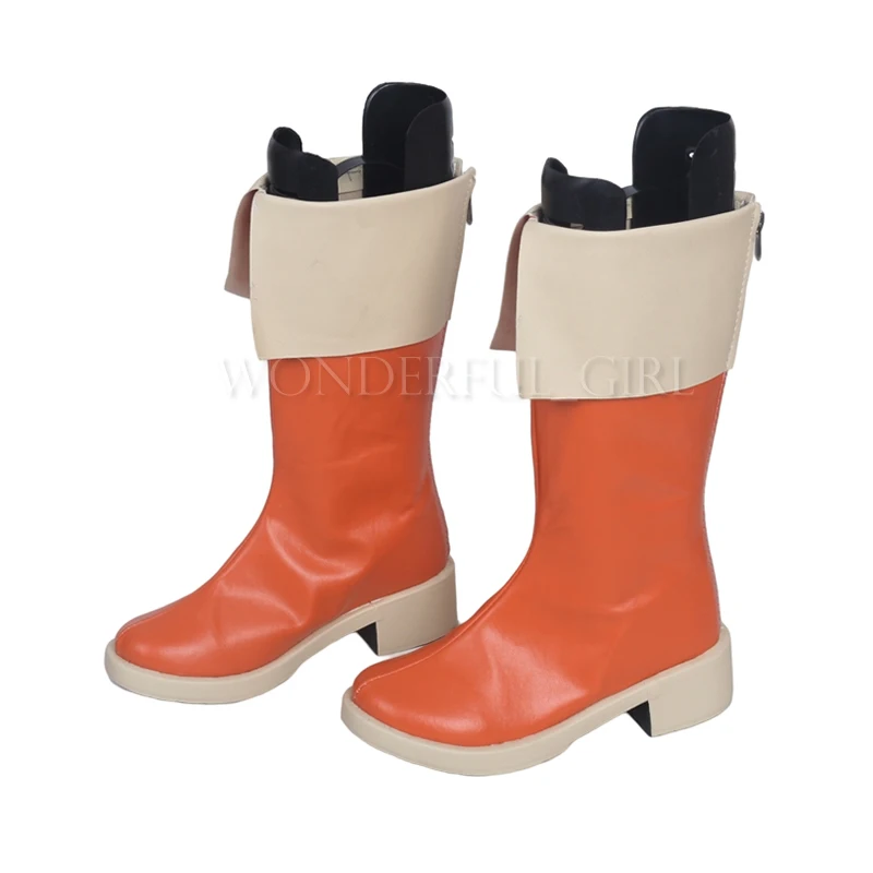 KonoSuba Gottes Segen für diese wunderbare Welt Megumin Cosplay Schuhe Anime Cosplay Stiefel Reißverschluss Mädchen Halloween Party Schuhe