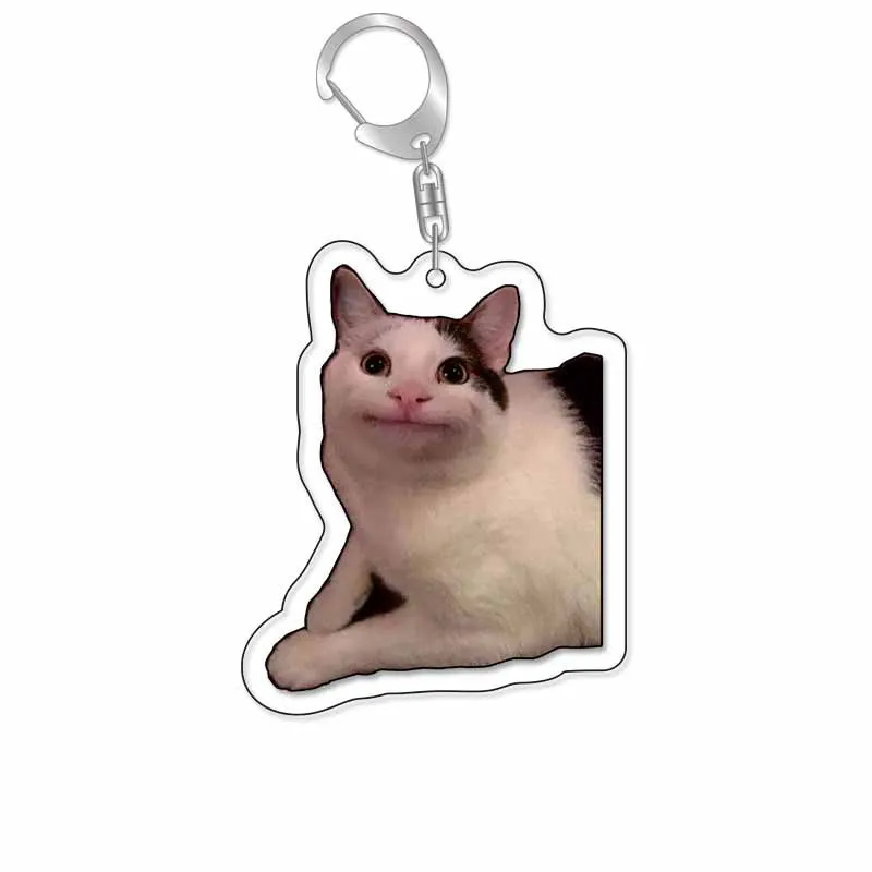 Porte-clés pour animaux de compagnie, pendentif d'expression, grenouille, chien, créativité, chaton, photos, souvenirs, paquet en acrylique, accessoires de décoration, sac, cadeau d'anniversaire