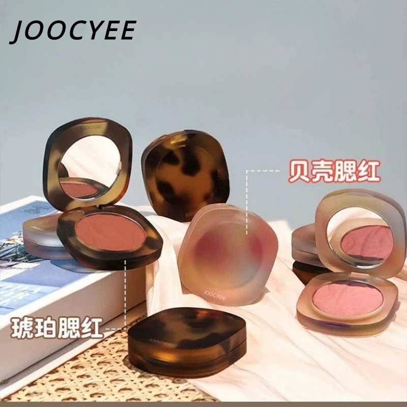 JOOCYEE Amber Blush Palette Lasting and Easy To Apply Cheeks Brightening Contour Finishing Natural Peach Korean Makeup