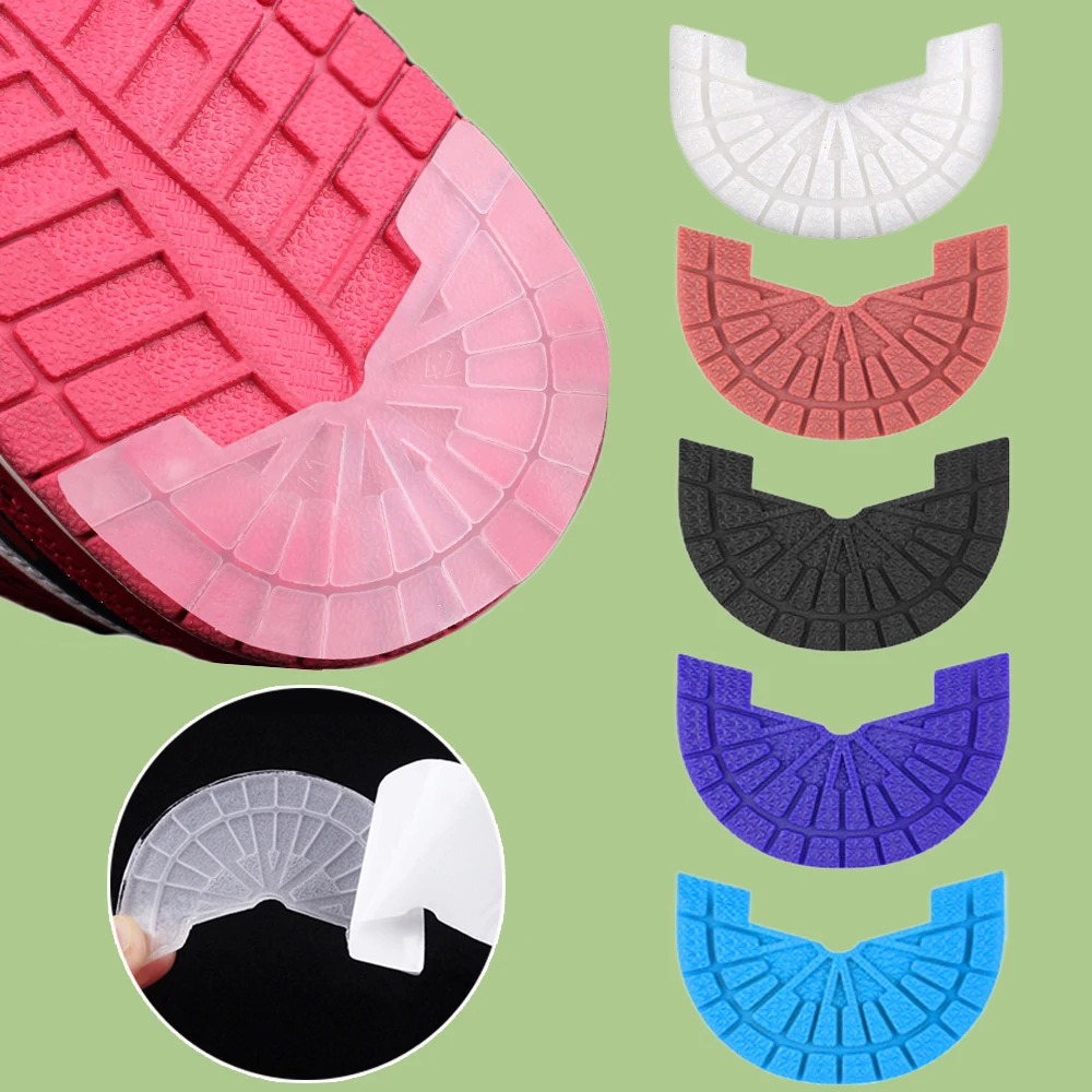 Shoe Sole Protector Suitable for Sneakers Outsole Anti-slip Wear-resistant Heel Shoes Repair Rubber Sole Self-adhesive Sticker