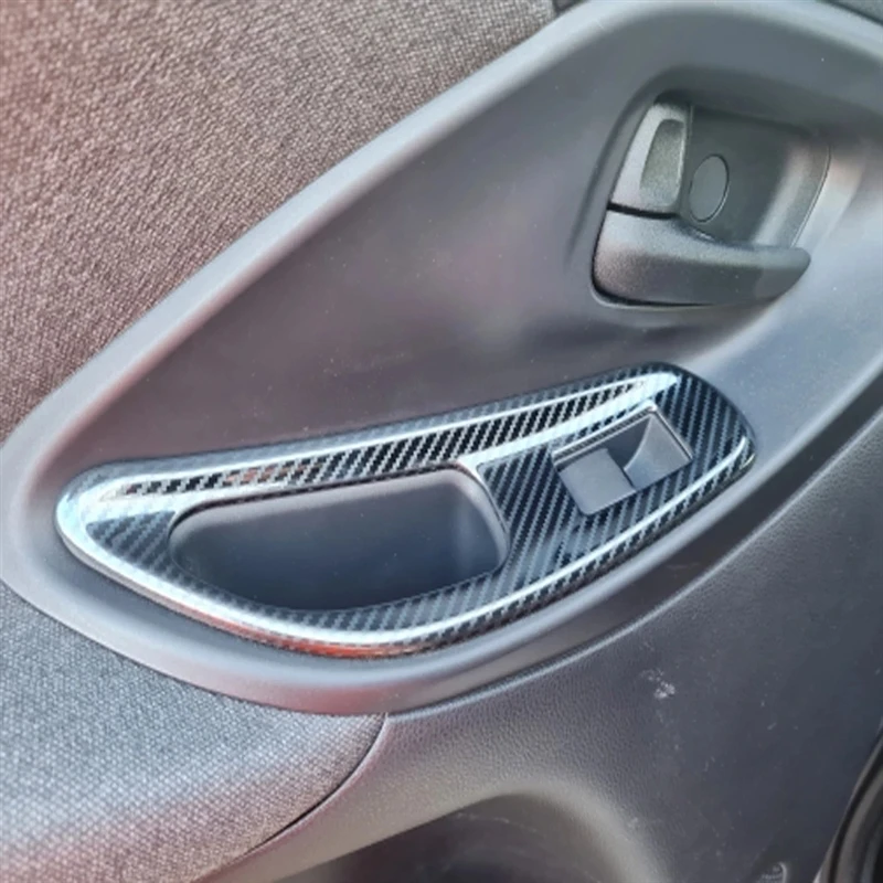 

LHD RHD For Toyota Yaris Cross 2020 2021 2022 ABS Black Door Handle armrest Window rise Switch glass lift control Panel cover