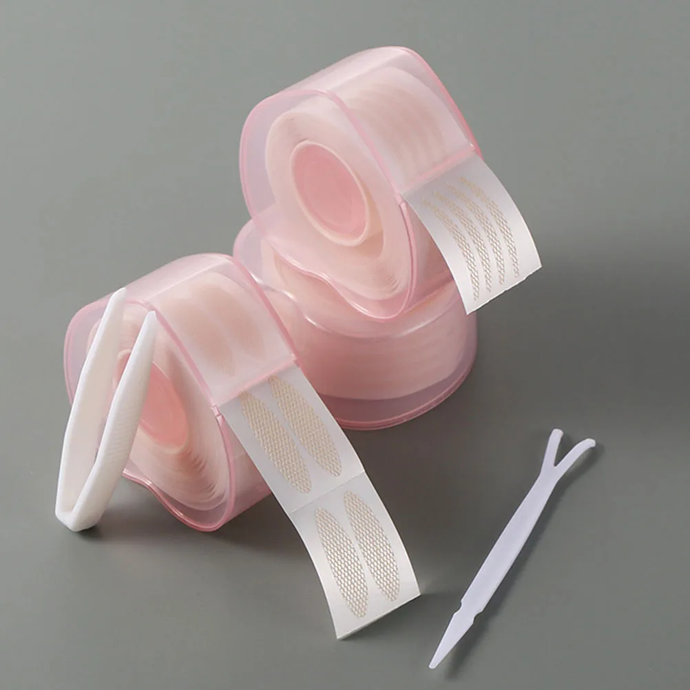 3 Rolki Koronkowych Naklejek na Powieki Naturalne Taśmy do Powiek Podwójnych do Noszenia Cały Dzień Wygodne Bezpieczne dla Skóry Narzędzie Kosmetyczne Naklejki na Oczy