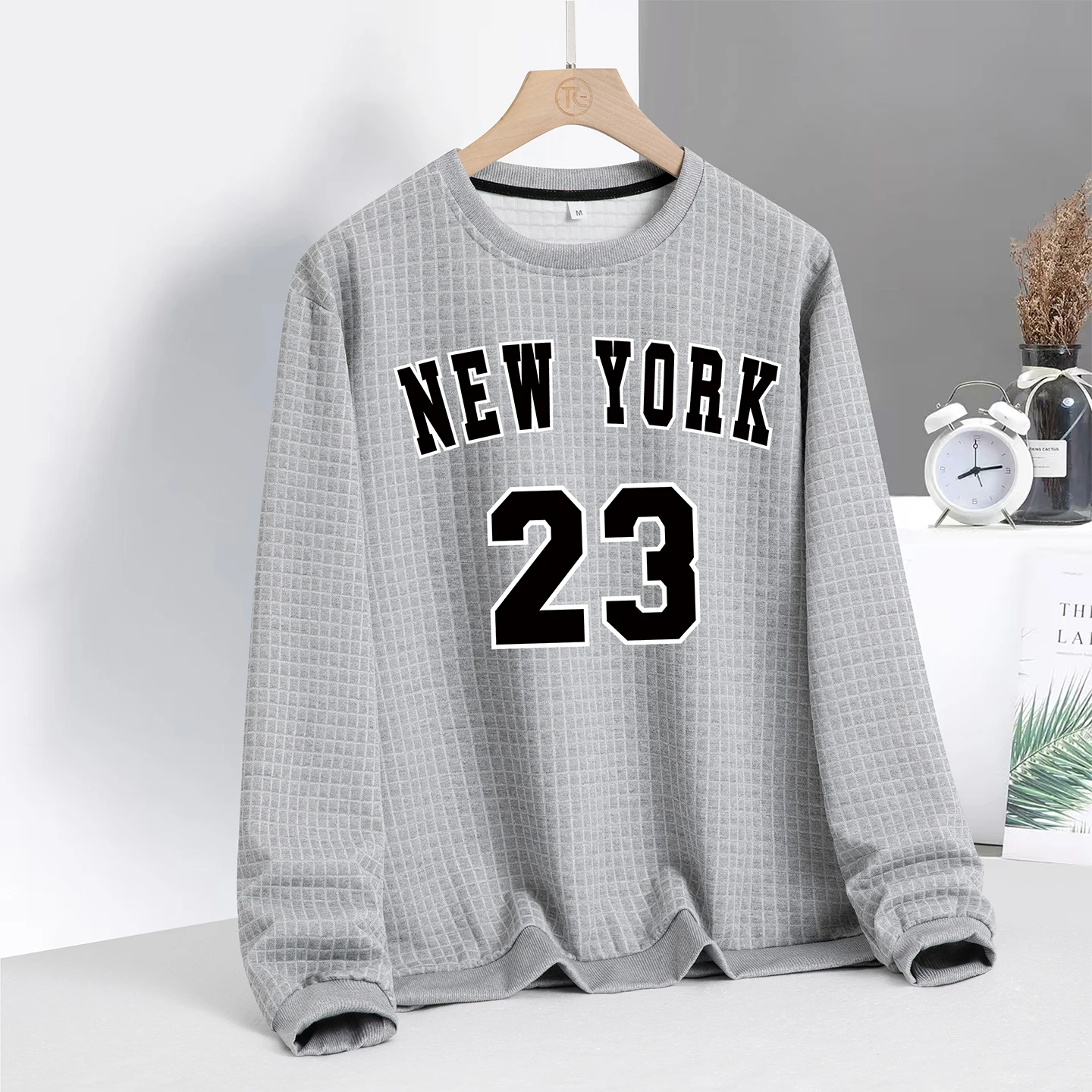 High Street Fashion New York - New York Baskılı Erkek Sweatshirt Sonbahar