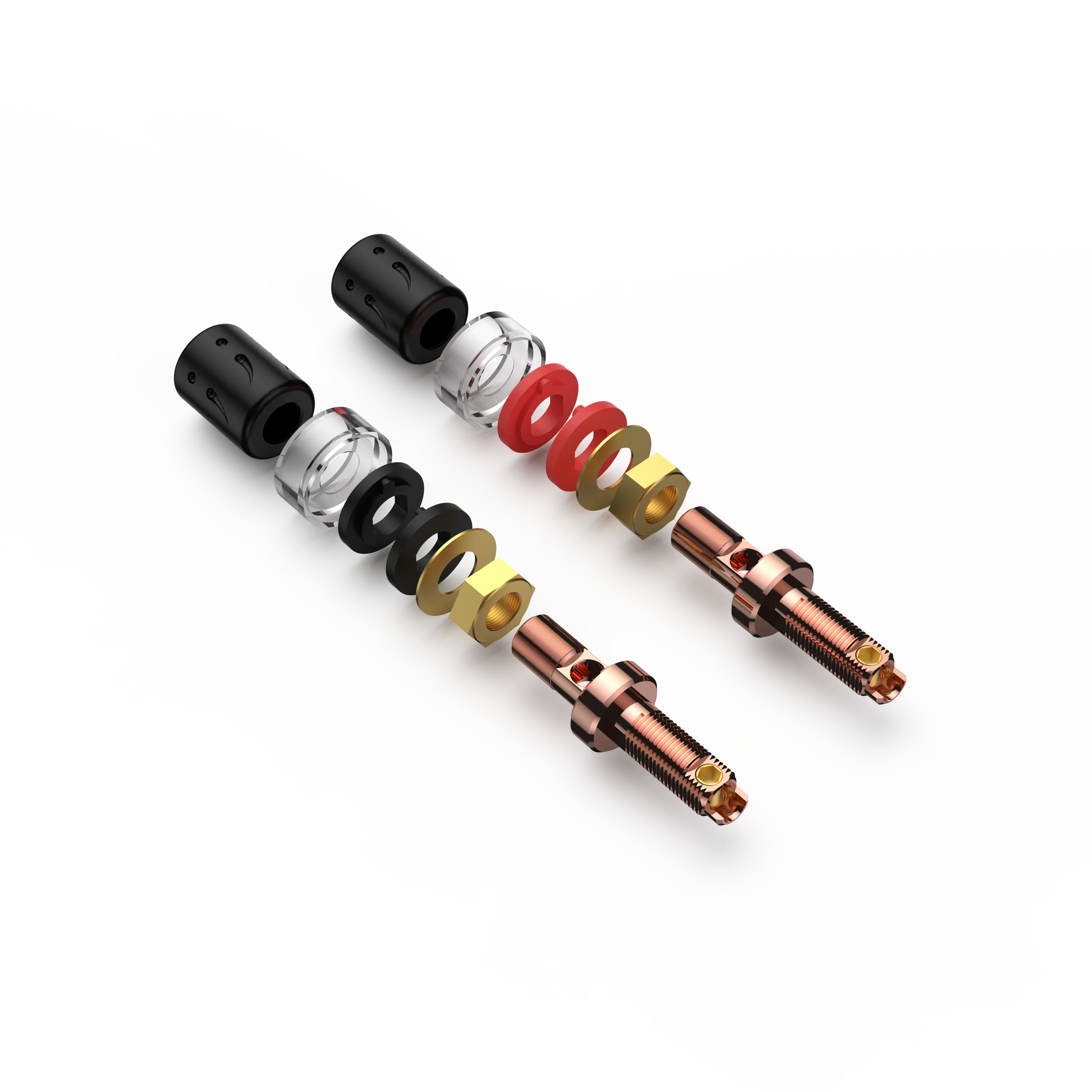 Viborg BP603 مكبر صوت من النحاس النقي، عمود ربط طرفي، مقبس مكبر صوت hifi