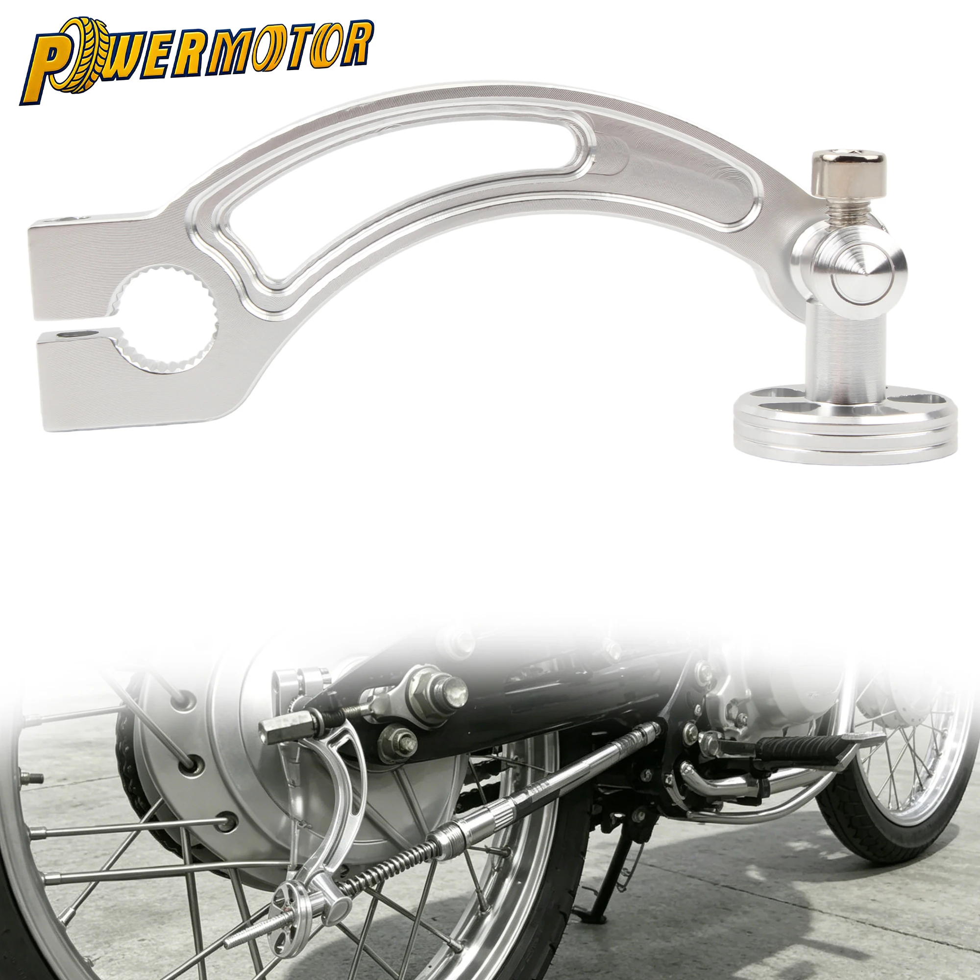 Alavanca de Freio Traseiro CNC para Motocicletas Yamaha LC135 RXZ SRL EGO NOUVO VARIO Honda W100 EX5 W125 DREAM CLASS