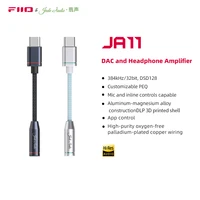 FiiO JA11 USB tipo C a adaptador de auriculares/auriculares de 3,5mm Cable USB C a 3,5 Cable auxiliar de Audio para IOS Android