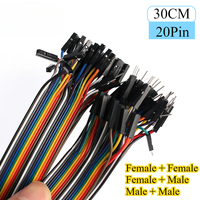 20Pin 30cm Jumper Wire Dupont Line Male To Male/Female To Male / Female To Female Dupont Cable Assorted Kit for Arduino