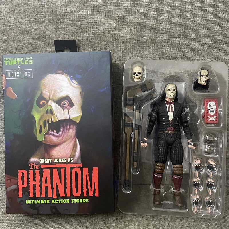 NECA Casey Jones Figure Turtles X Monsters Universal As The Phantom Ultimate Action Figures Collectable Model Toy Christmas Gift