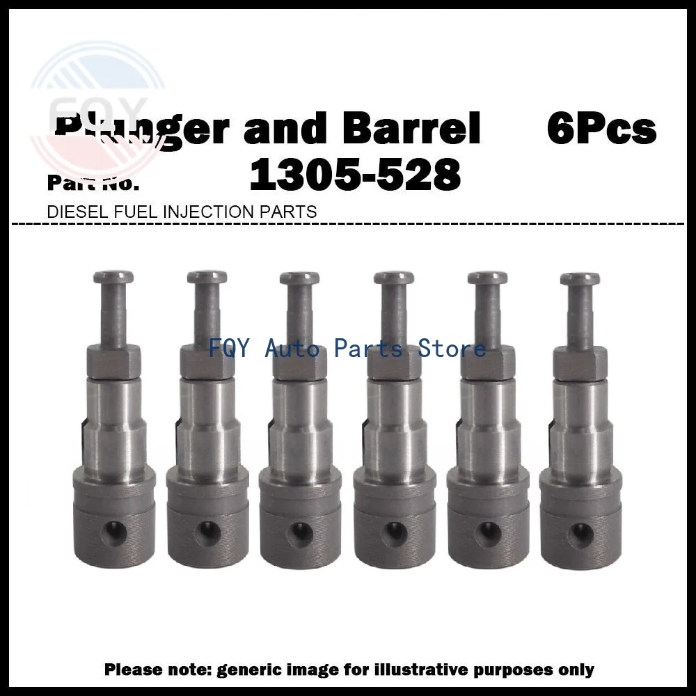 

6X For MERCEDES OM616 OM617 High Quality Plunger and Barrel 1305-528 1418305528 A0010741022